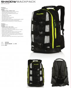 Acerbis shadow backpack
